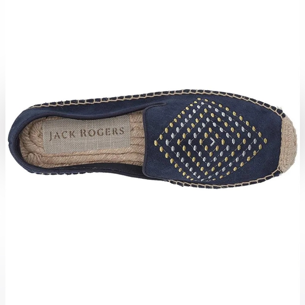 Jack Rogers Espadrille | Jack Rogers Luna Suede Espadrille | Color Midnight